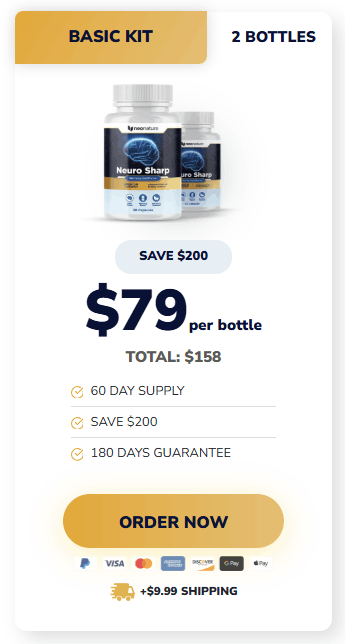 Neuro Sharp 2 Bottle Pricing